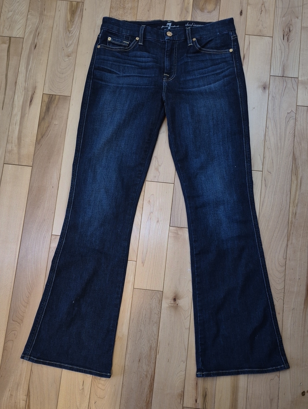 7 For All Mankind Women's Size 30 Short Inseam 'A' Pocket Jeans